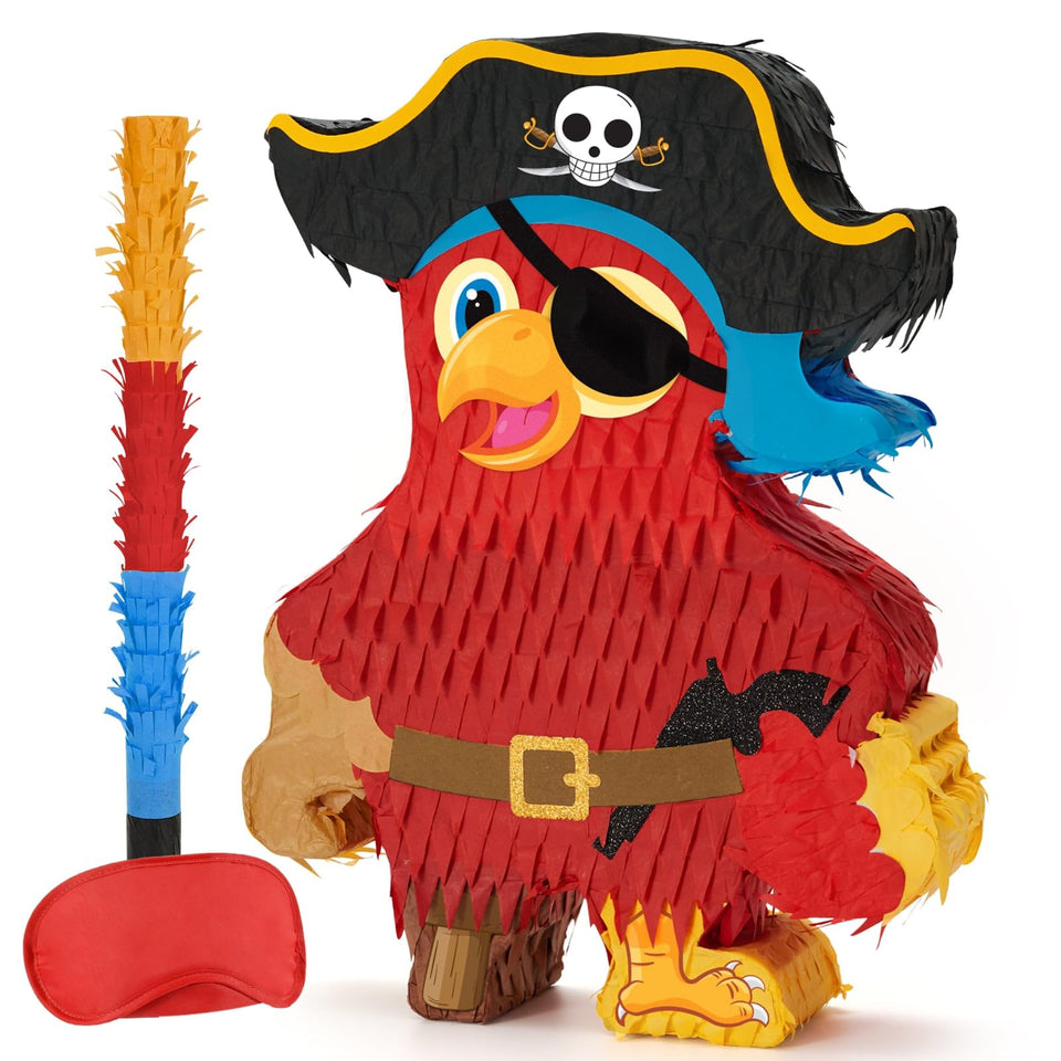 WERNNSAI pirate parrot pinata, a bright party centerpiece for kids.