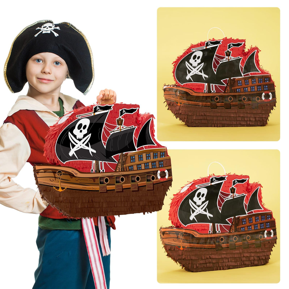 WERNNSAI pirate pinata party decor for birthdays and classroom celebrations.