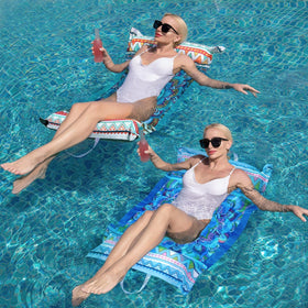 WERNNSAI pool float showing mesh center for cooling comfort