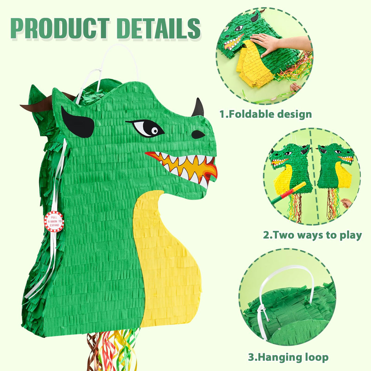 WERNNSAI premium corrugated paper pinata with durable construction
