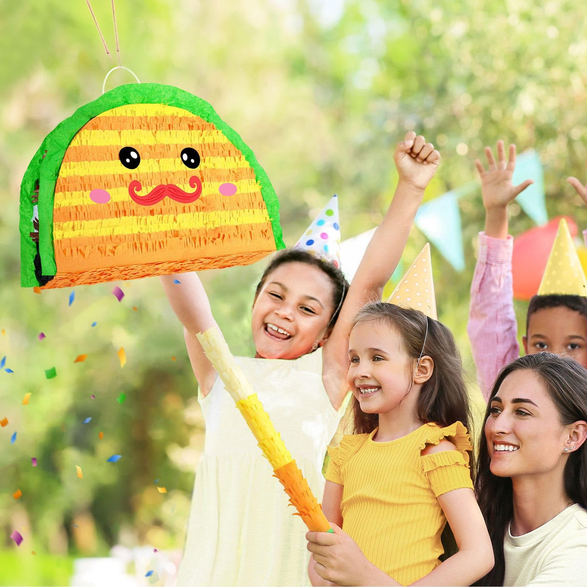 WERNNSAI Taco Pinata bat focuses on interactive game time with friends.