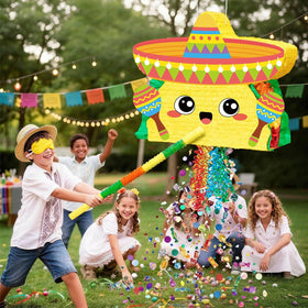 WERNNSAI taco pinata Cinco de Mayo decor bright and inviting.