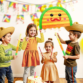 WERNNSAI Taco Pinata decor idea shows versatile use in classrooms or homes.