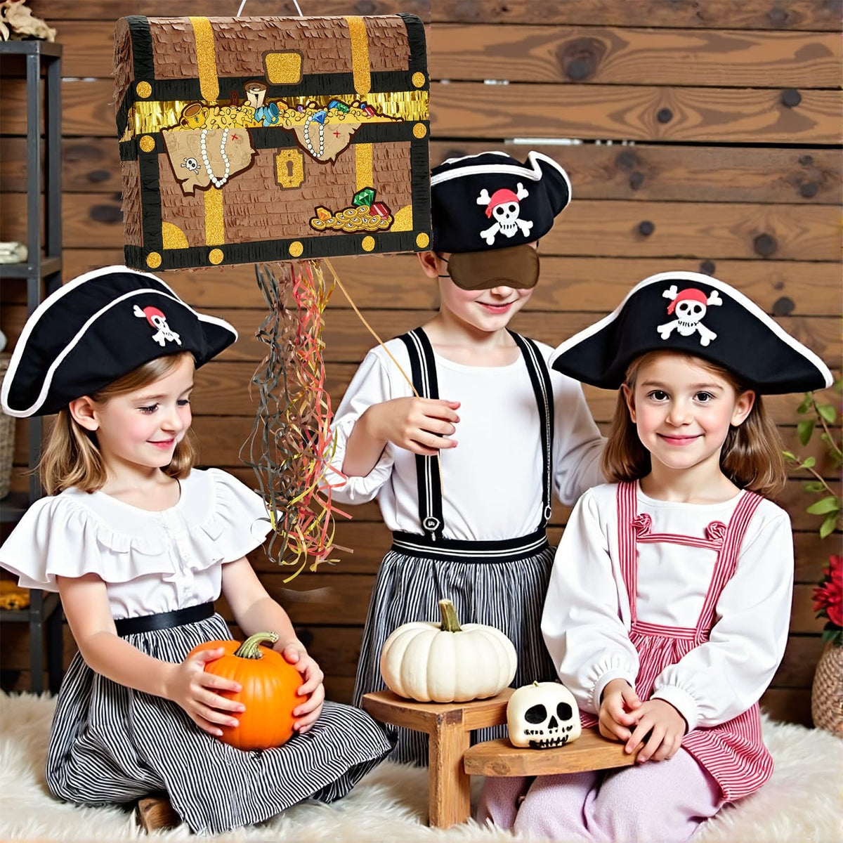 WERNNSAI Treasure Chest Pinata setup for adventurous birthday parties.