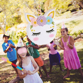 WERNNSAI Unicorn Piñata doubles as a charming decoration for living rooms or bedrooms.