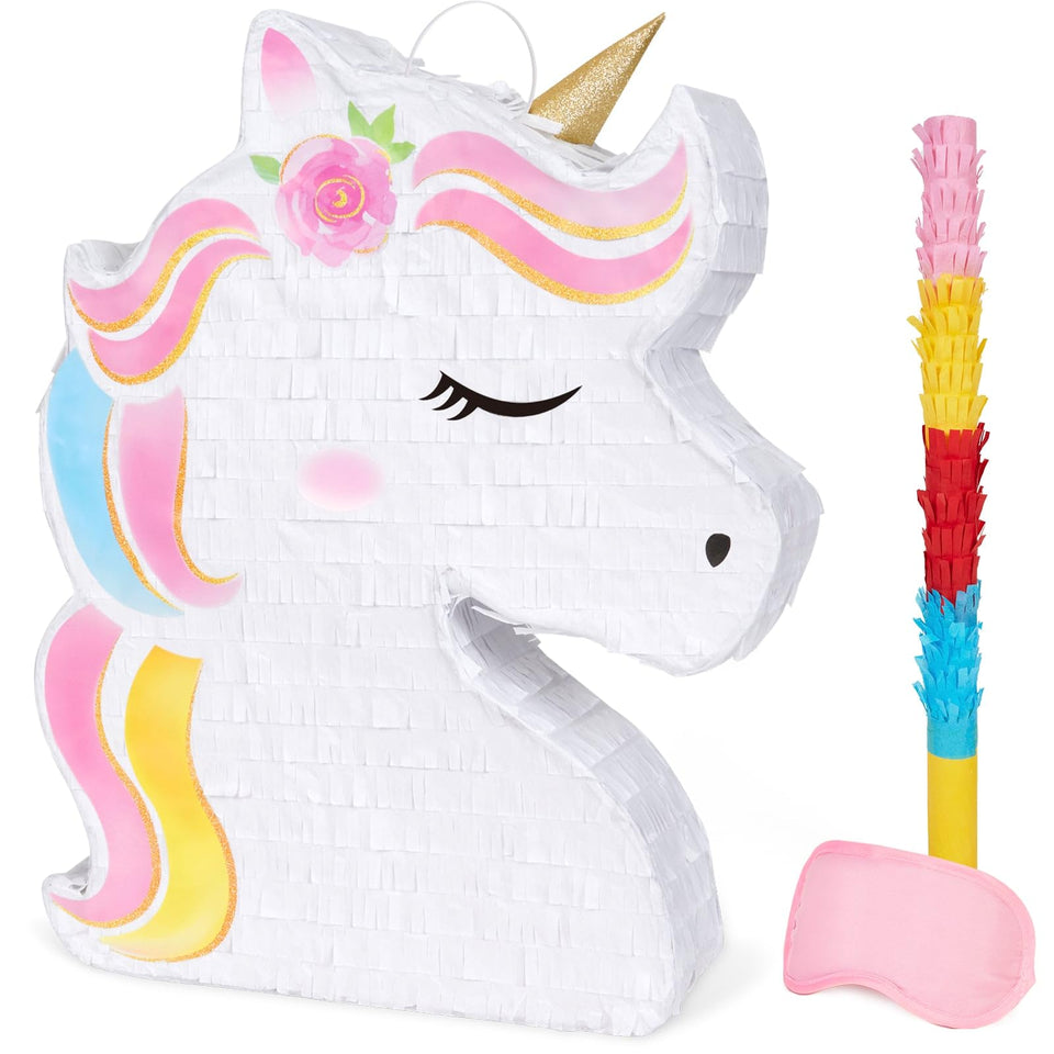 WERNNSAI unicorn pinata front view for festive party decoration and novelty fun.