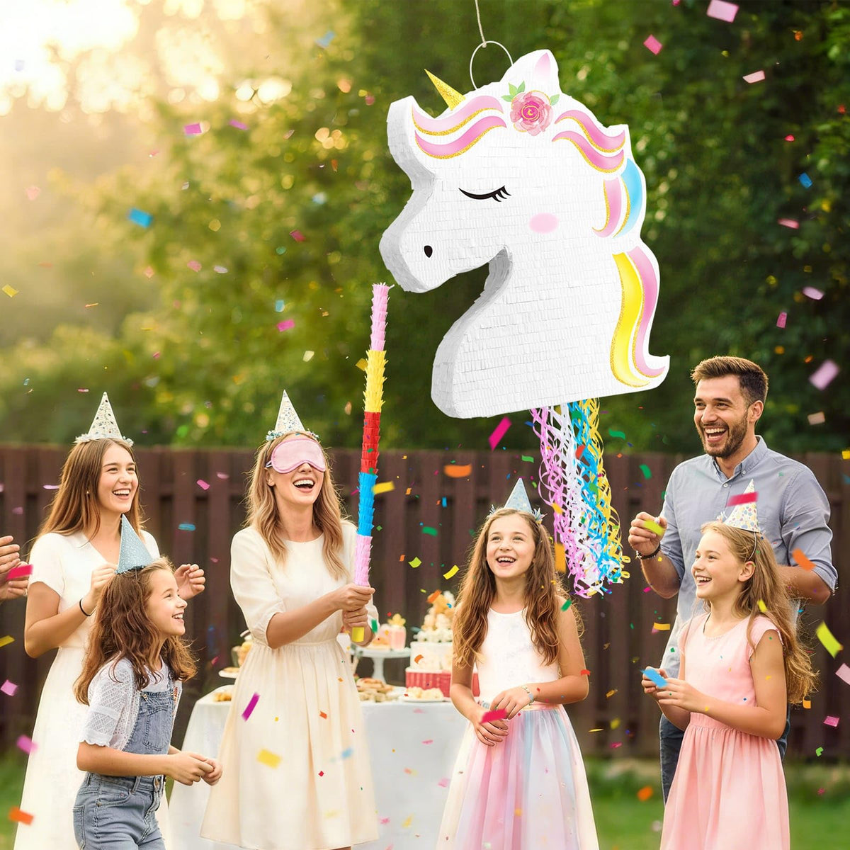 WERNNSAI Unicorn Pinata party use, ideal for festive celebrations and photos