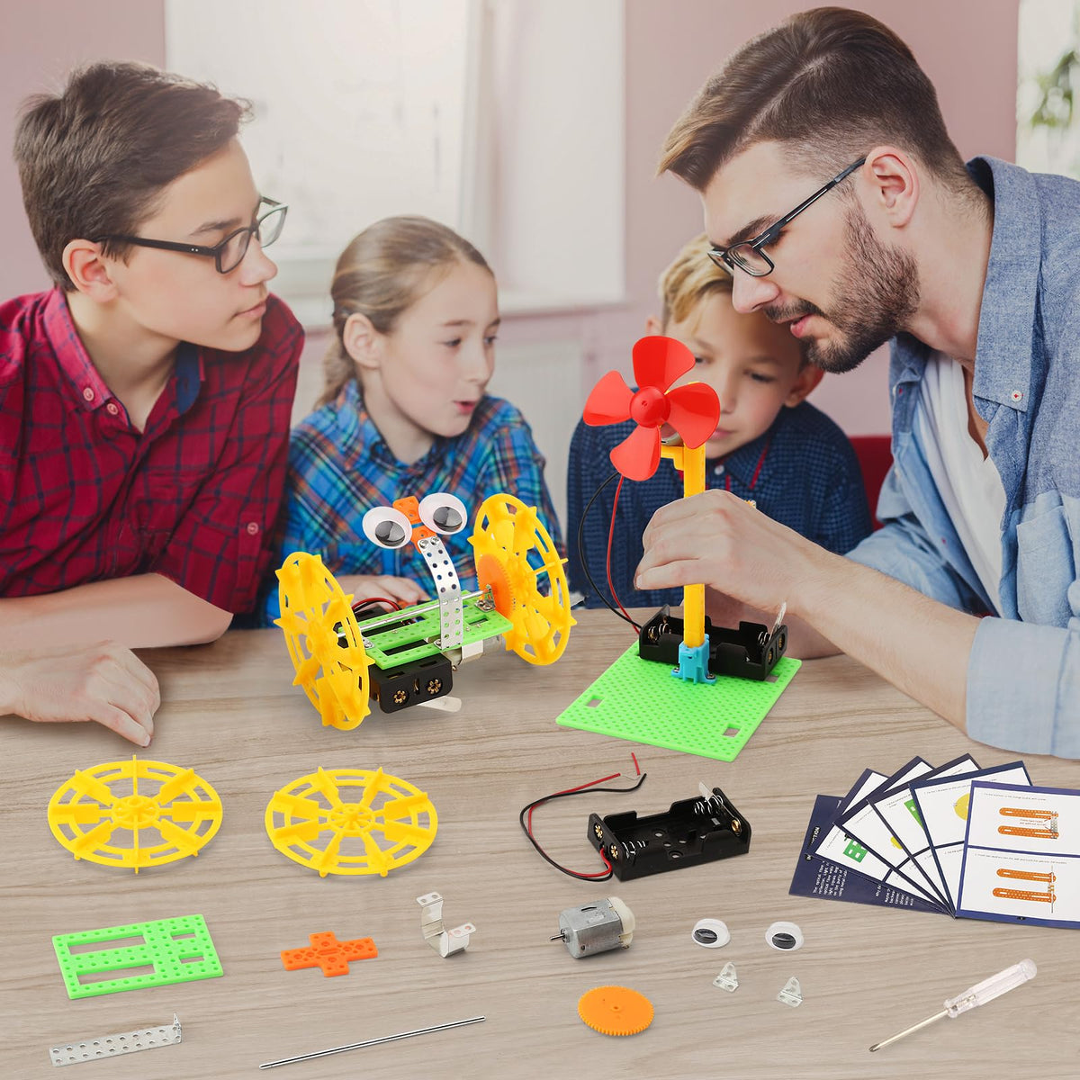 WESAYEE STEM Robotics Kit beginner build invites quick start