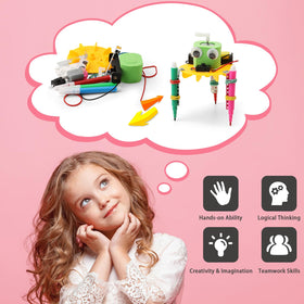WESAYEE STEM Robotics Kit motor kit supports expandable builds