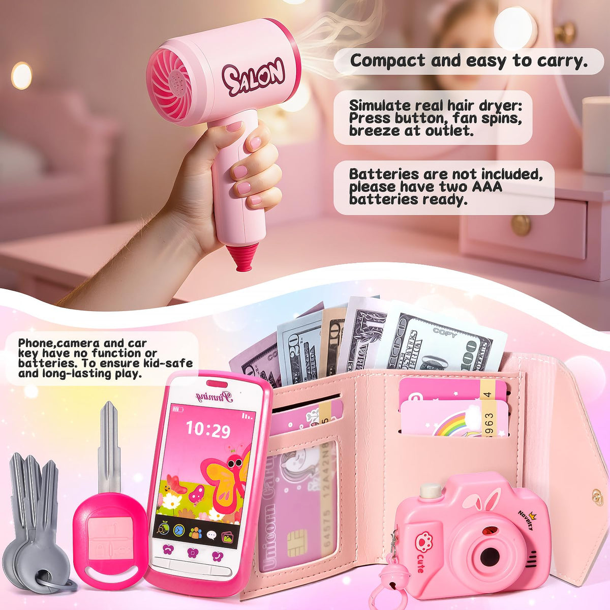 WESAYEE unicorn sticker set and eye mask to spark creative dress‑up moments.