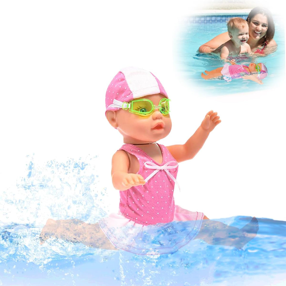 WesGen swimming doll waterproof design for pool and bath play