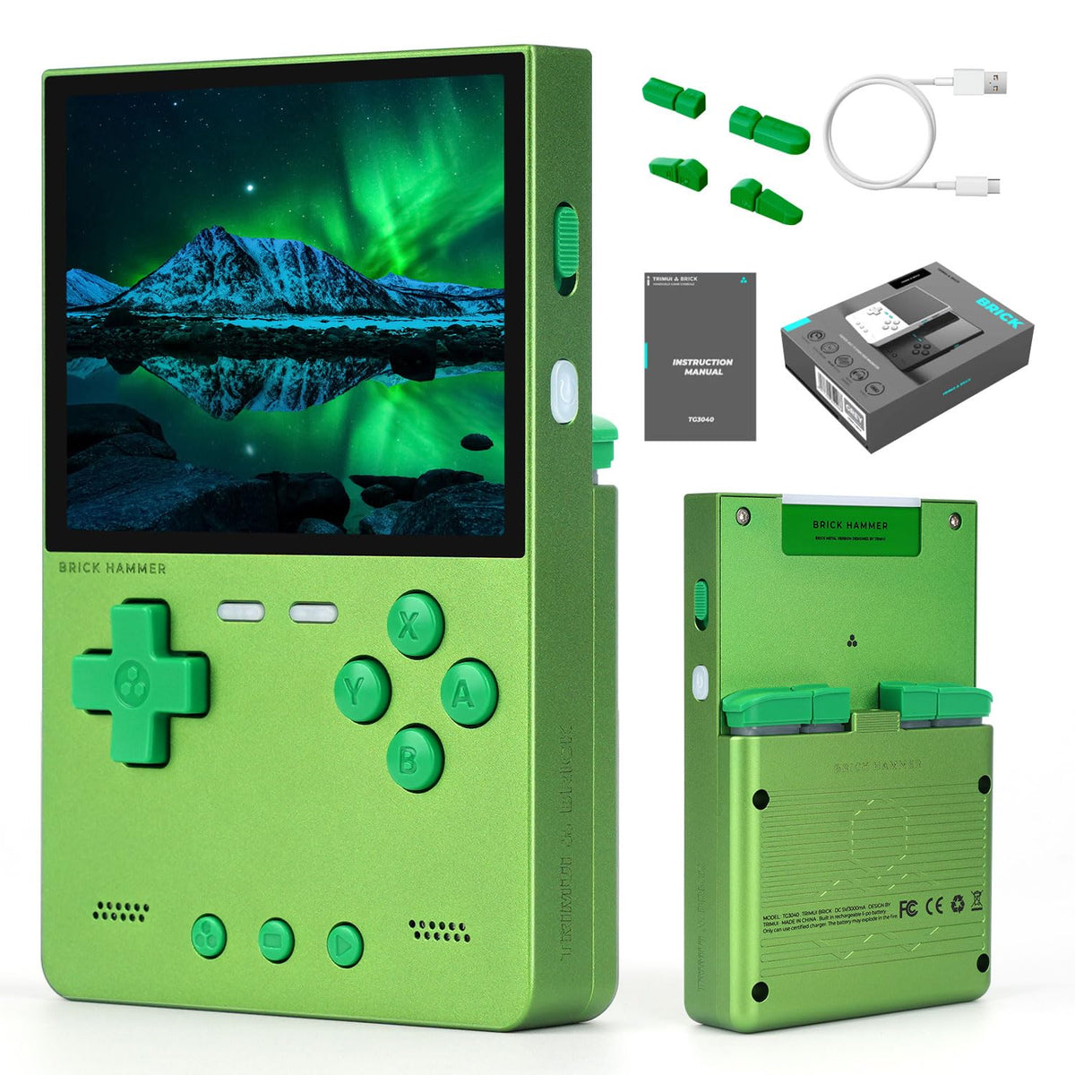 WESICH Trimui Brick Hammer 3.2 inch IPS display with crisp retro graphics
