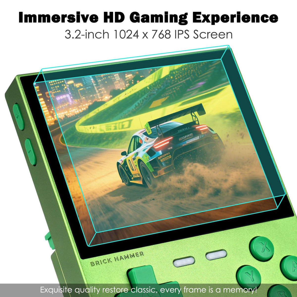WESICH Trimui Brick Hammer supports 20 plus emulators and many retro titles