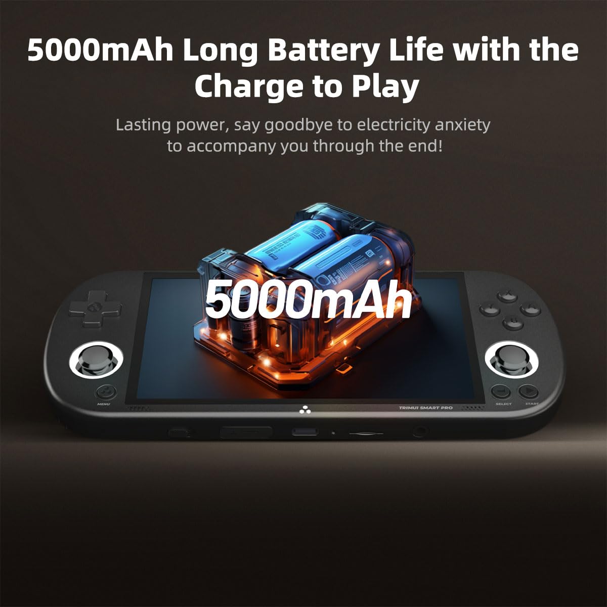WESICH Trimui Smart Pro quad-core 1.8GHz performance supports smooth emulation.