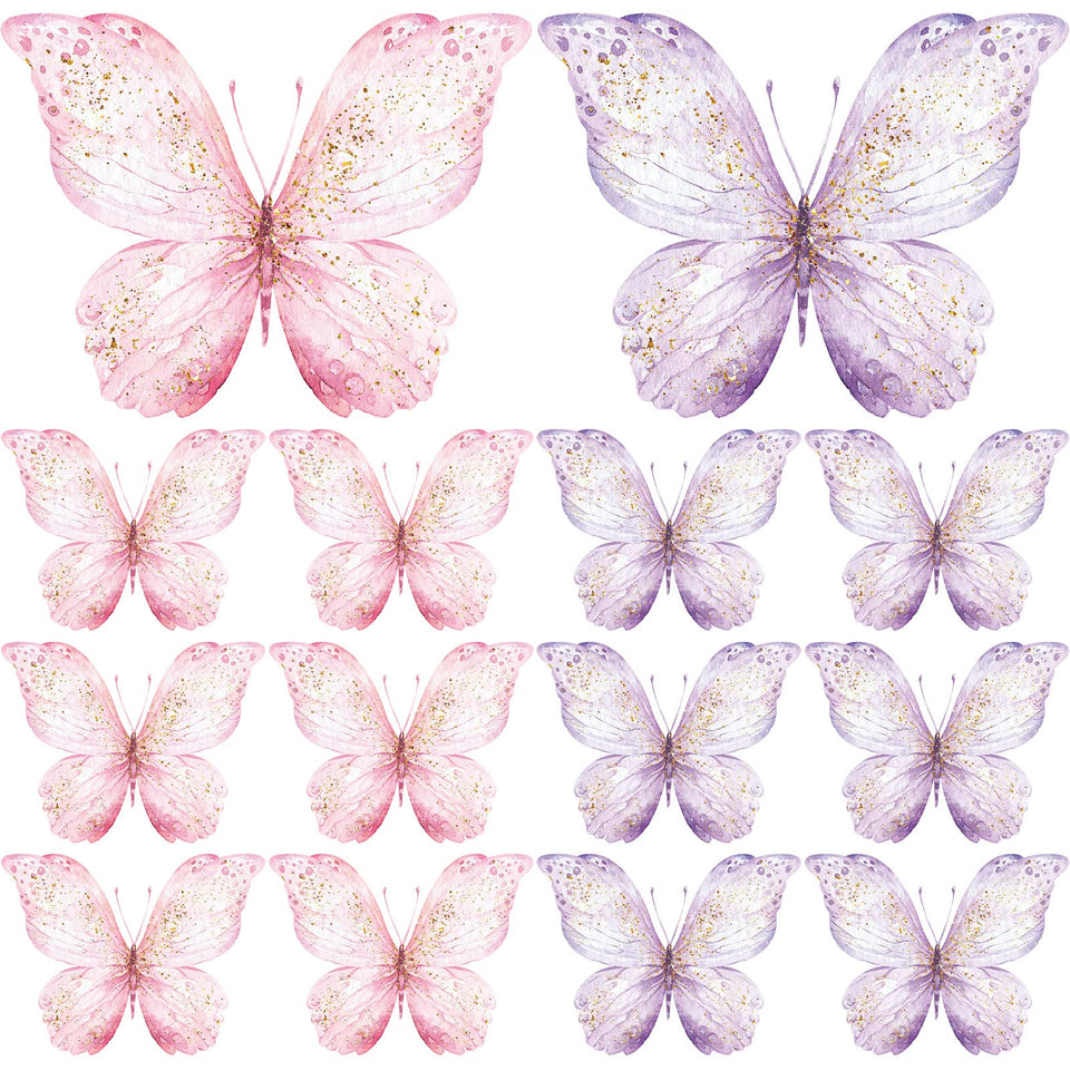 Wesiti butterfly table decorations 18 pieces add color to party centerpieces.