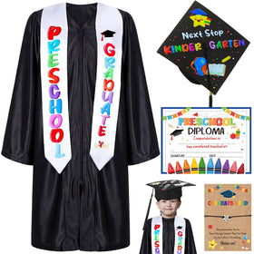 Wesiti cap with tassel ready for preschool graduation ceremony