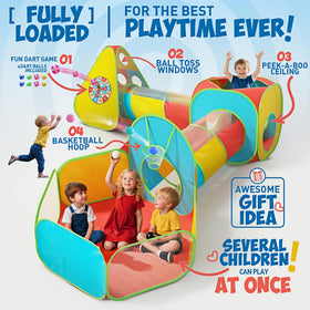 WESKMENS indoor-outdoor playhouse provides versatile play spaces at home.