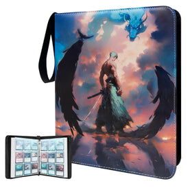 WEST TUNE One Piece Zoro card binder cover with waterproof PU material protects your collection.