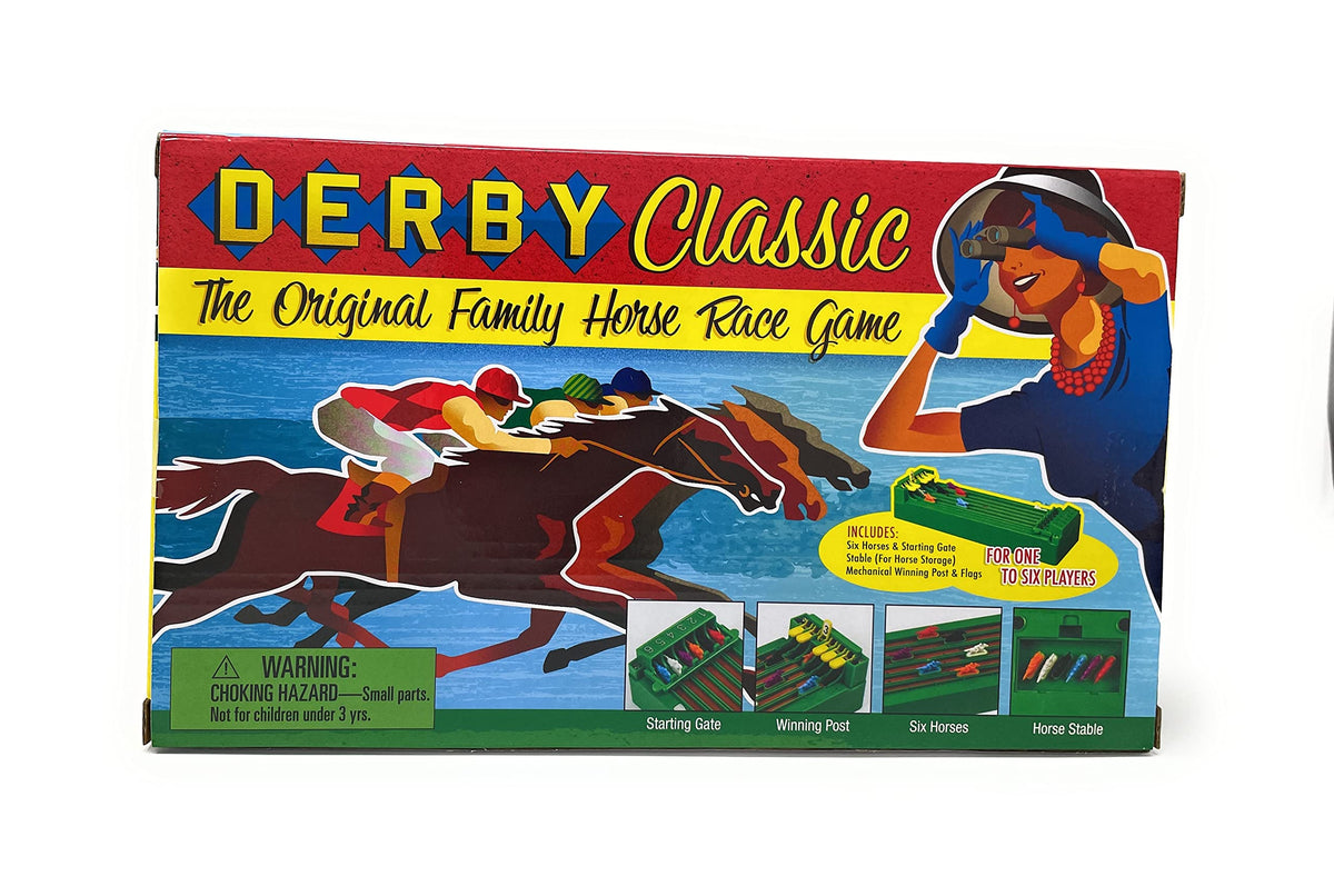 Westminster Desktop Derby tabletop game ready for action during breaks.