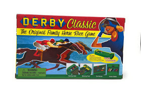 Westminster Desktop Derby tabletop game ready for action during breaks.