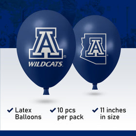 Westrick 10-pack 11-inch balloons perfect for game day celebrations.