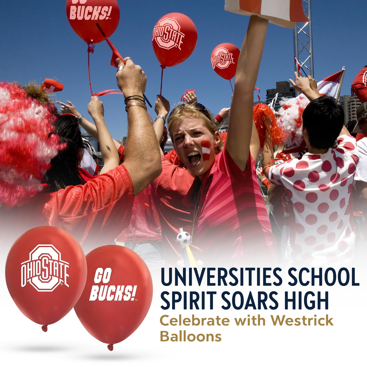 Birthday balloon set featuring Florida Gators branding for festive celebrations.