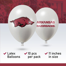Westrick licensed logos balloons provide eye-catching decor for game days and tailgates.