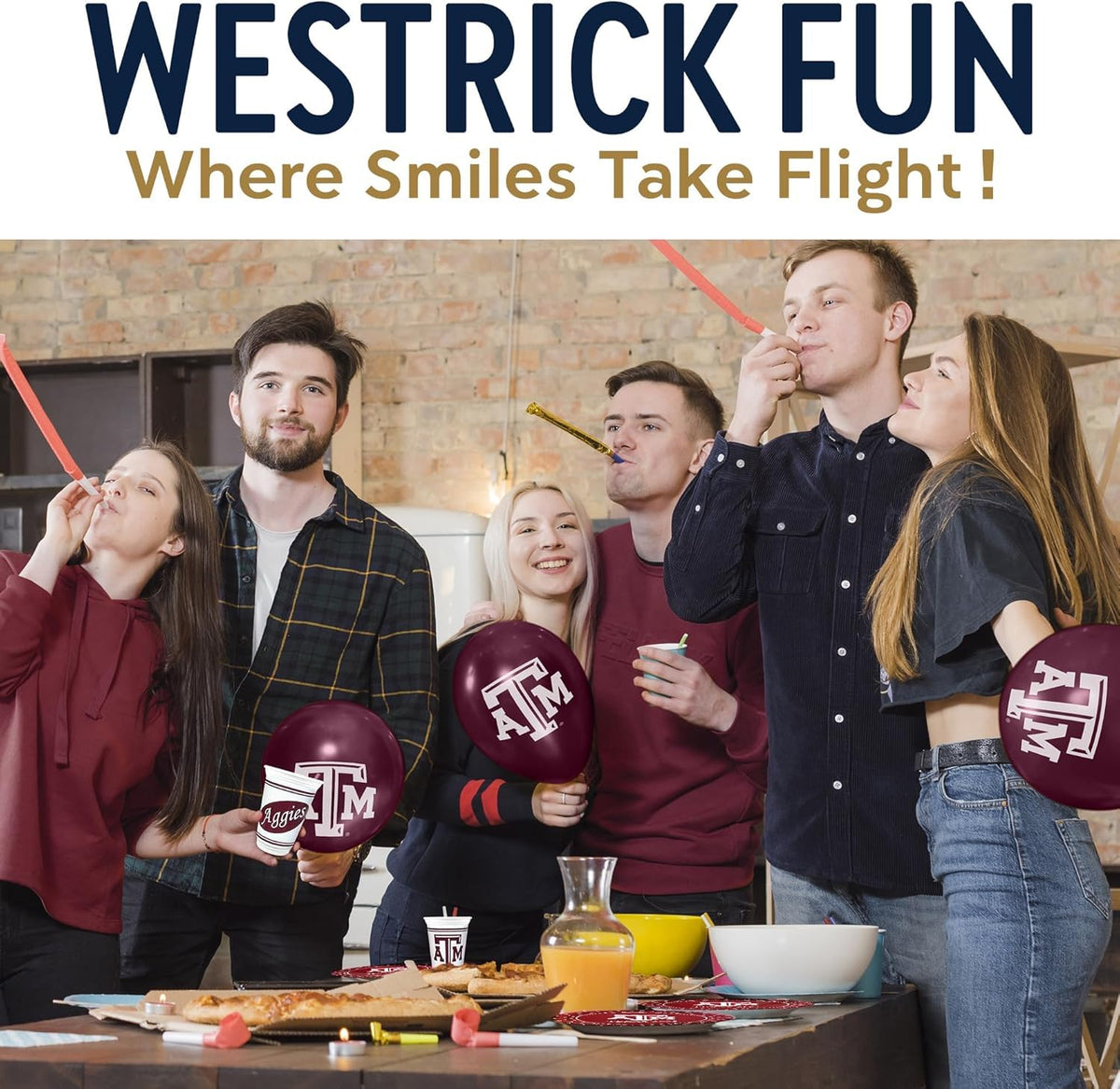 Westrick Penn State balloons, pack of 10 for bold displays.