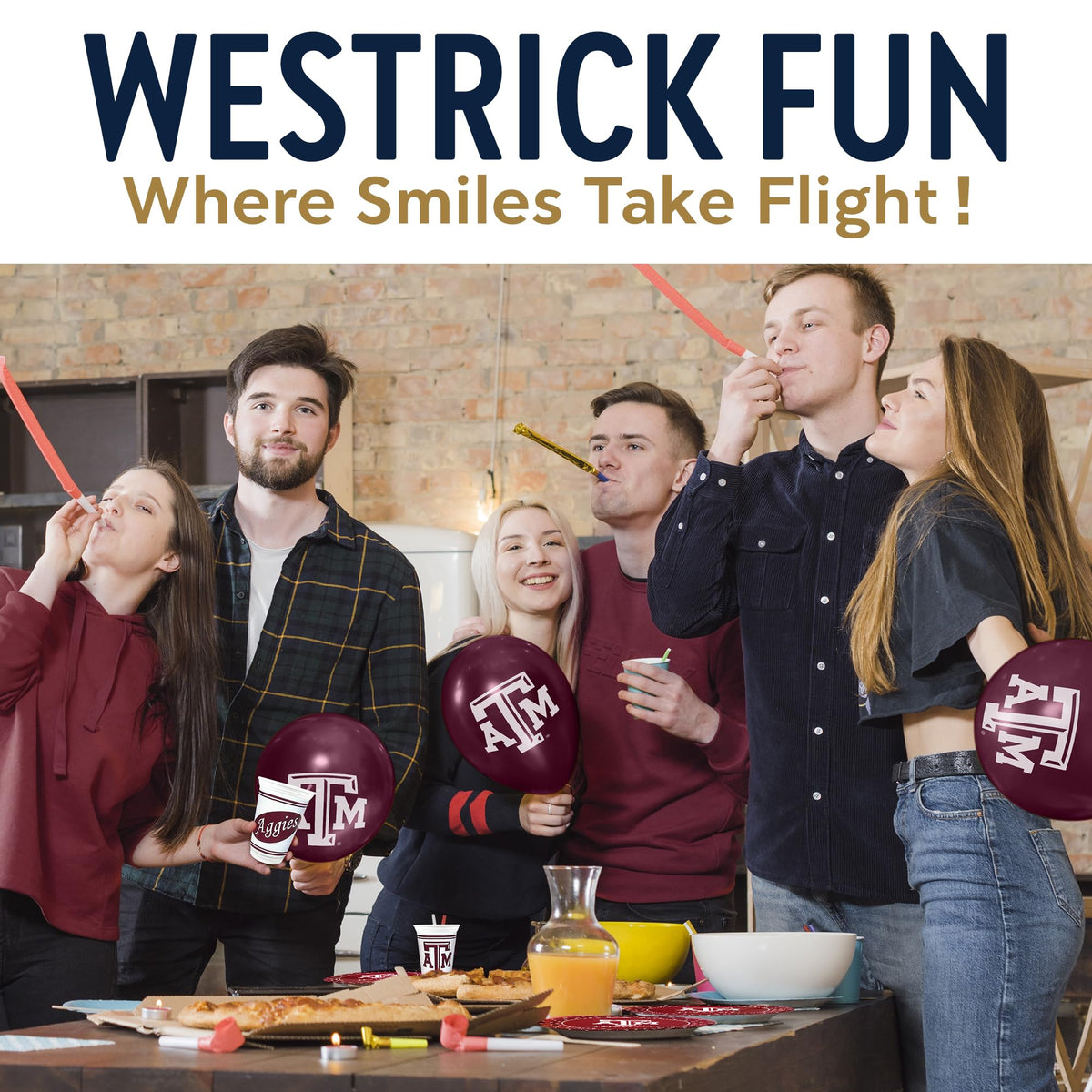 Westrick tailgate-ready balloons brighten outdoor gatherings with bold team spirit.