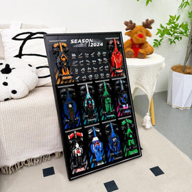 WETCEAOM display wallboard helps organize LEGO Speed Champions collection neatly on the wall