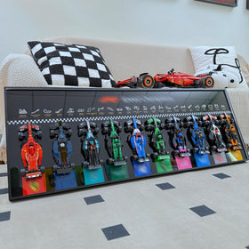 WETCEAOM Lego Speed Champions wall mount highlights collection in a compact space