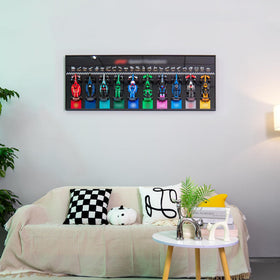 WETCEAOM slim wall mount sits flush to the wall for space saving