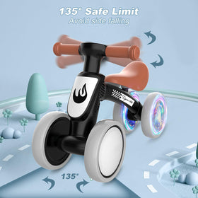 WETIFY 135-degree steering limit helps prevent side falls for toddlers.