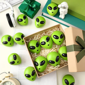 Wettarn alien stress balls color variety, green, black and white for vibrant setups.
