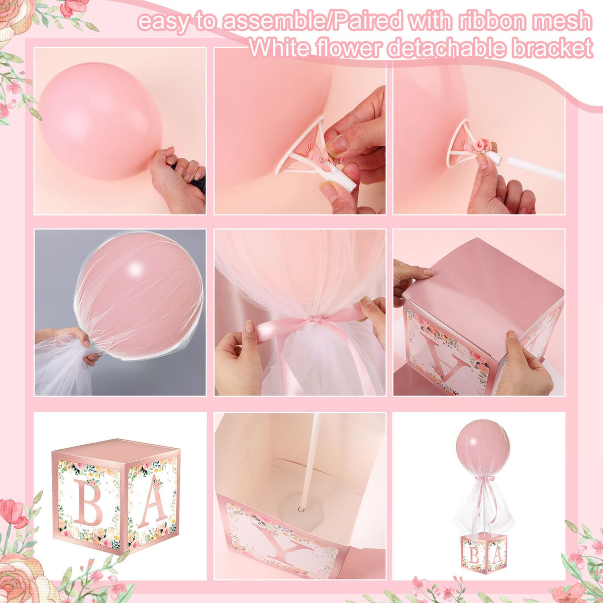 Wettarn balloon stand 40 cm keeps balloons steady throughout events