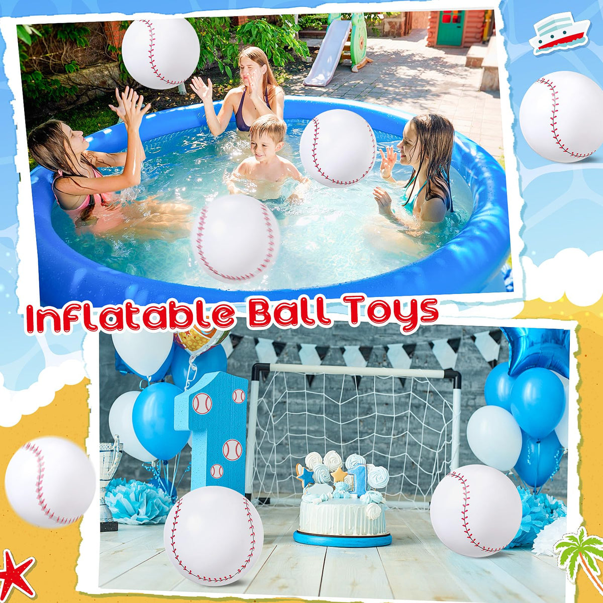 Wettarn PVC packaging shows durable outdoor fun for a 24-pack.