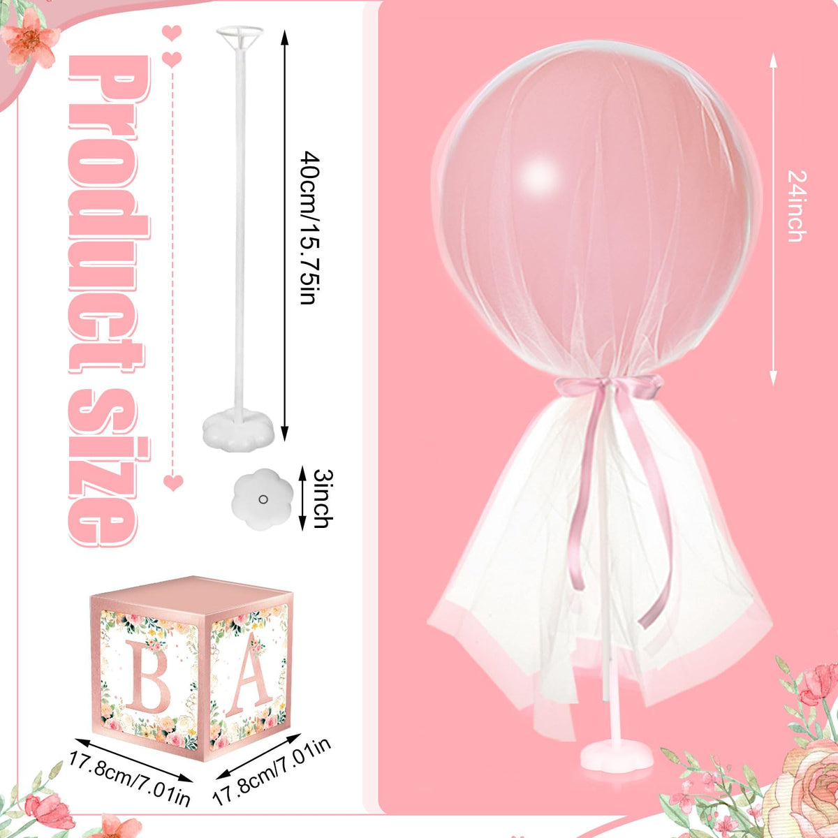 Wettarn boxes for baby shower centerpiece offer space for treats