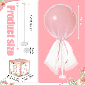 Wettarn boxes for baby shower centerpiece offer space for treats