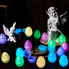 Wettarn durable plastic eggs resist cracking for playful filling
