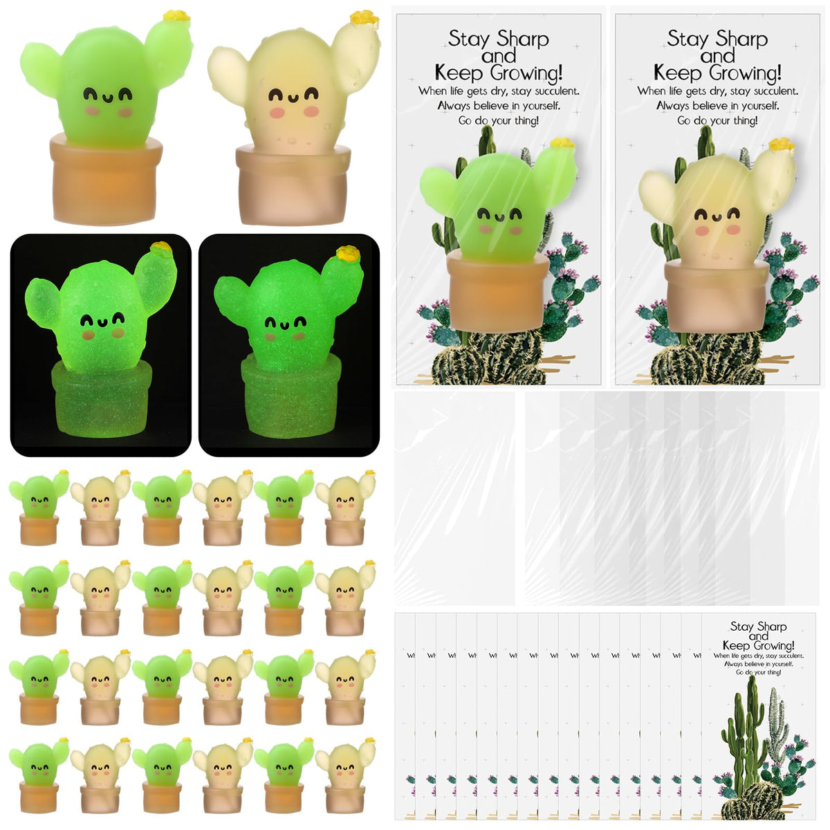 Wettarn emotional luminous cactus ball green for quick desk stress relief.