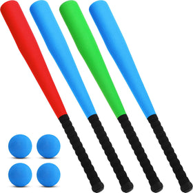 Wettarn foam baseball bat red for safe indoor and outdoor practice.