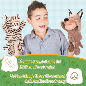 Wettarn giraffe hand puppet perfect for classroom storytelling sessions.