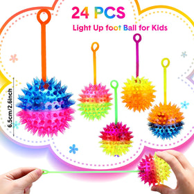 Wettarn LED flashing ball glows during night play for fun.