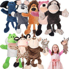 Wettarn lion hand puppet for storytelling and imaginative play.