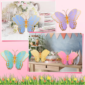 Wettarn party desk decor butterflies elevate cake tables and dessert displays.