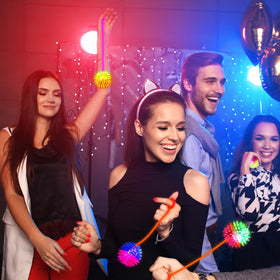 Wettarn party favors light-up ball for celebrations and prizes.