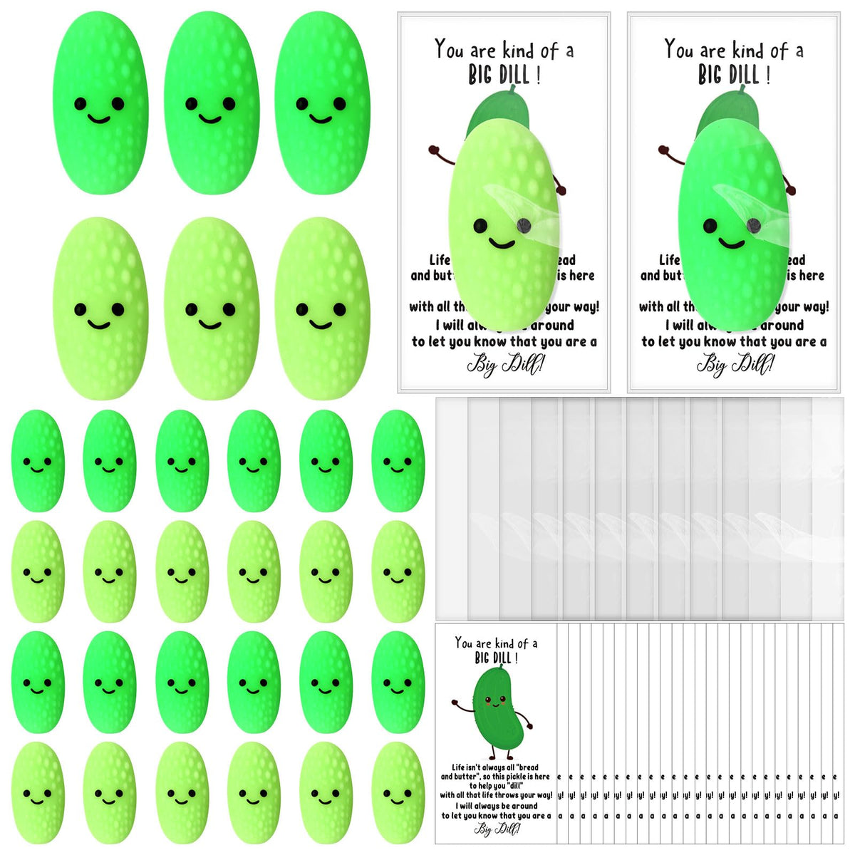 Wettarn green pickle stress ball ready for quick desk breaks and relaxation