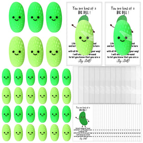 Wettarn green pickle stress ball ready for quick desk breaks and relaxation