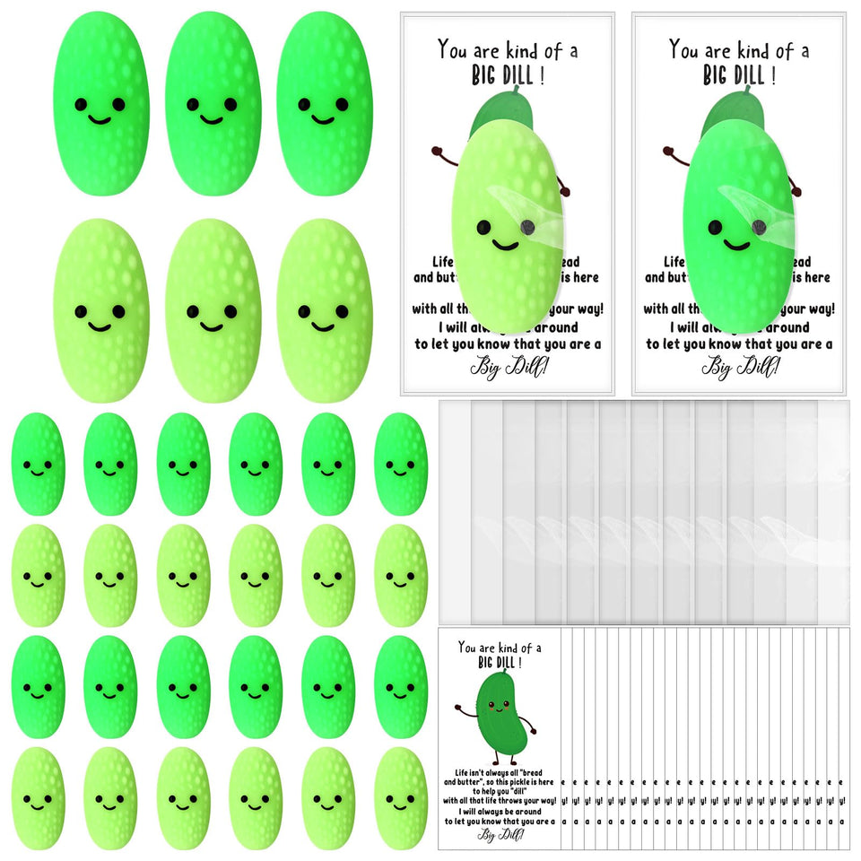Wettarn green pickle stress ball ready for quick desk breaks and relaxation