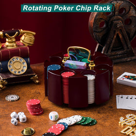 Wettarn poker set includes two decks of cards for quick games